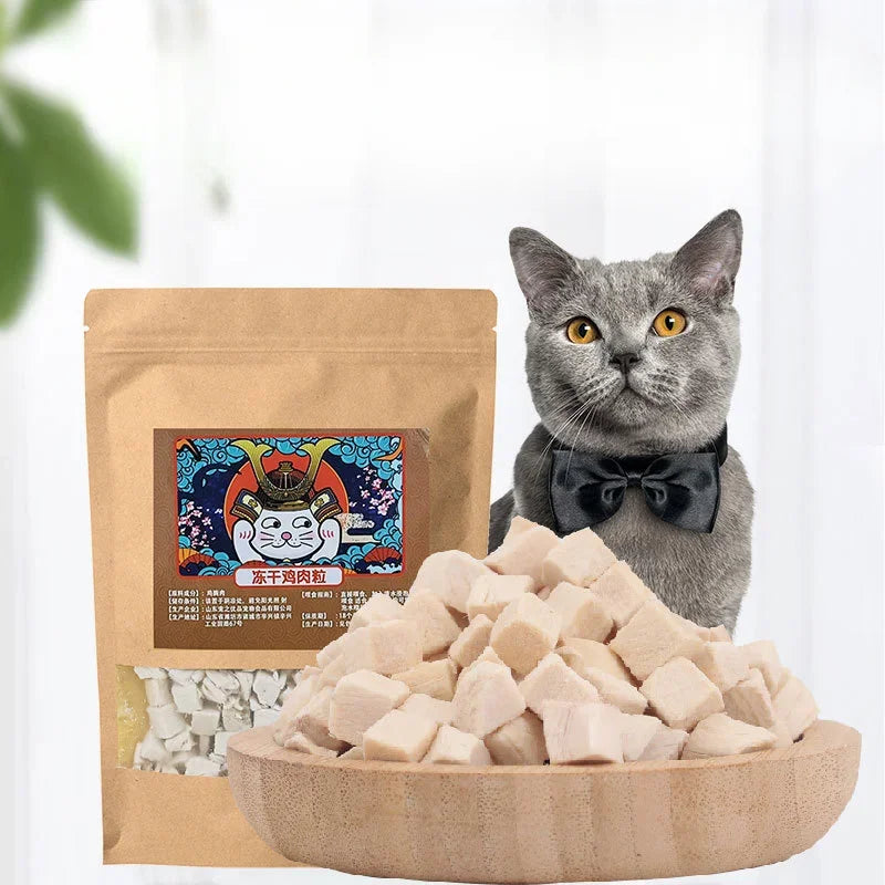 Kitty Food Cat Snacks Dog Pet Snacks Freeze-dried Chicken Chicken Breast Fattening Gills Chunks of Meat Dried Meat Strips