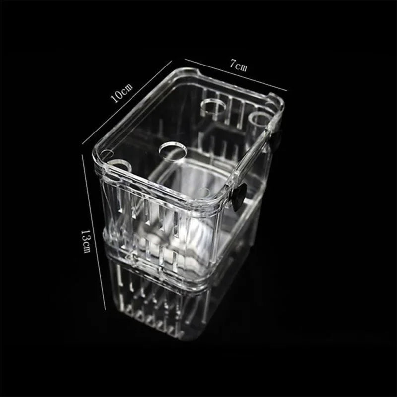 Multifunctional Fish Tank High Definition Fish Breeding Isolation Box Aquarium Breeder Fish Tank Double Guppy Incubator