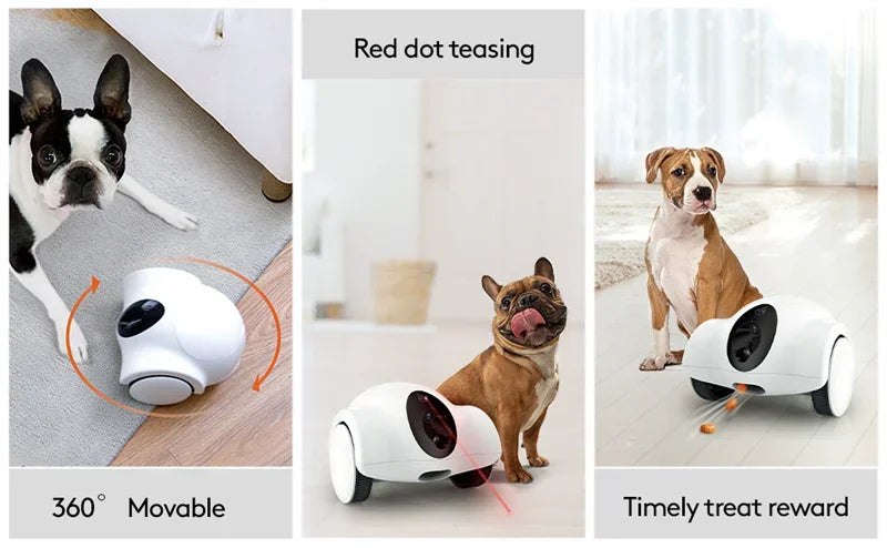 Dog Food Dispenser Smart Pet Feeder With 1080P HD Pet Camera For Dog Cat Full House Mobile Audio Wifi Smart Interactive Pet Toys