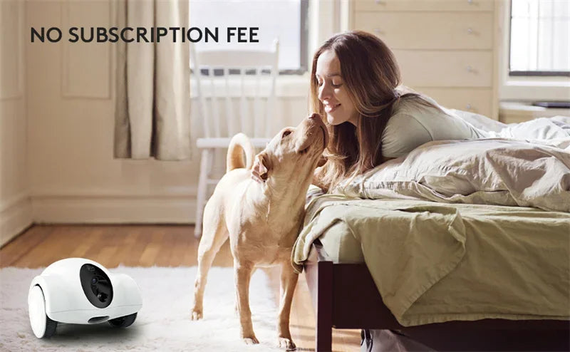 Dog Food Dispenser Smart Pet Feeder With 1080P HD Pet Camera For Dog Cat Full House Mobile Audio Wifi Smart Interactive Pet Toys