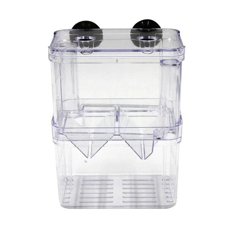 Multifunctional Fish Tank High Definition Fish Breeding Isolation Box Aquarium Breeder Fish Tank Double Guppy Incubator