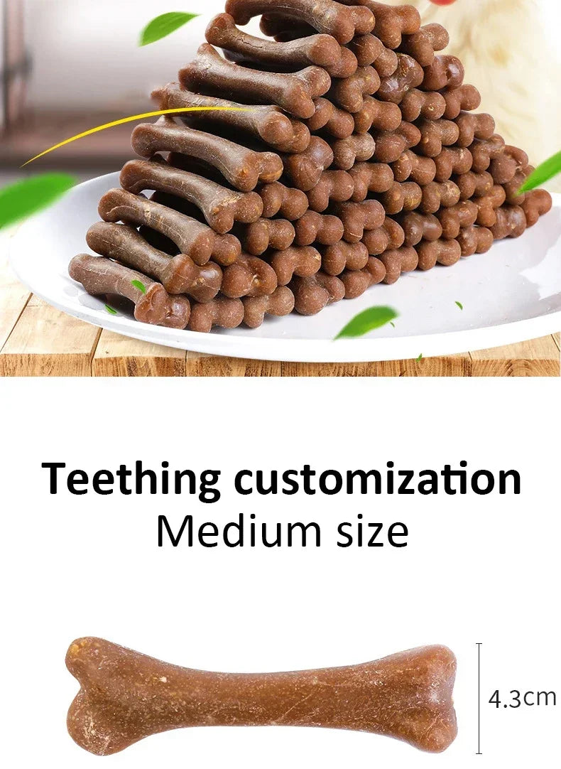 New Dog Snacks Teething Sticks 28g Teeth Cleansing Bone Fresh Ingredients Flavorful Nutritious Healthy Pet Puppy Snacks Foods