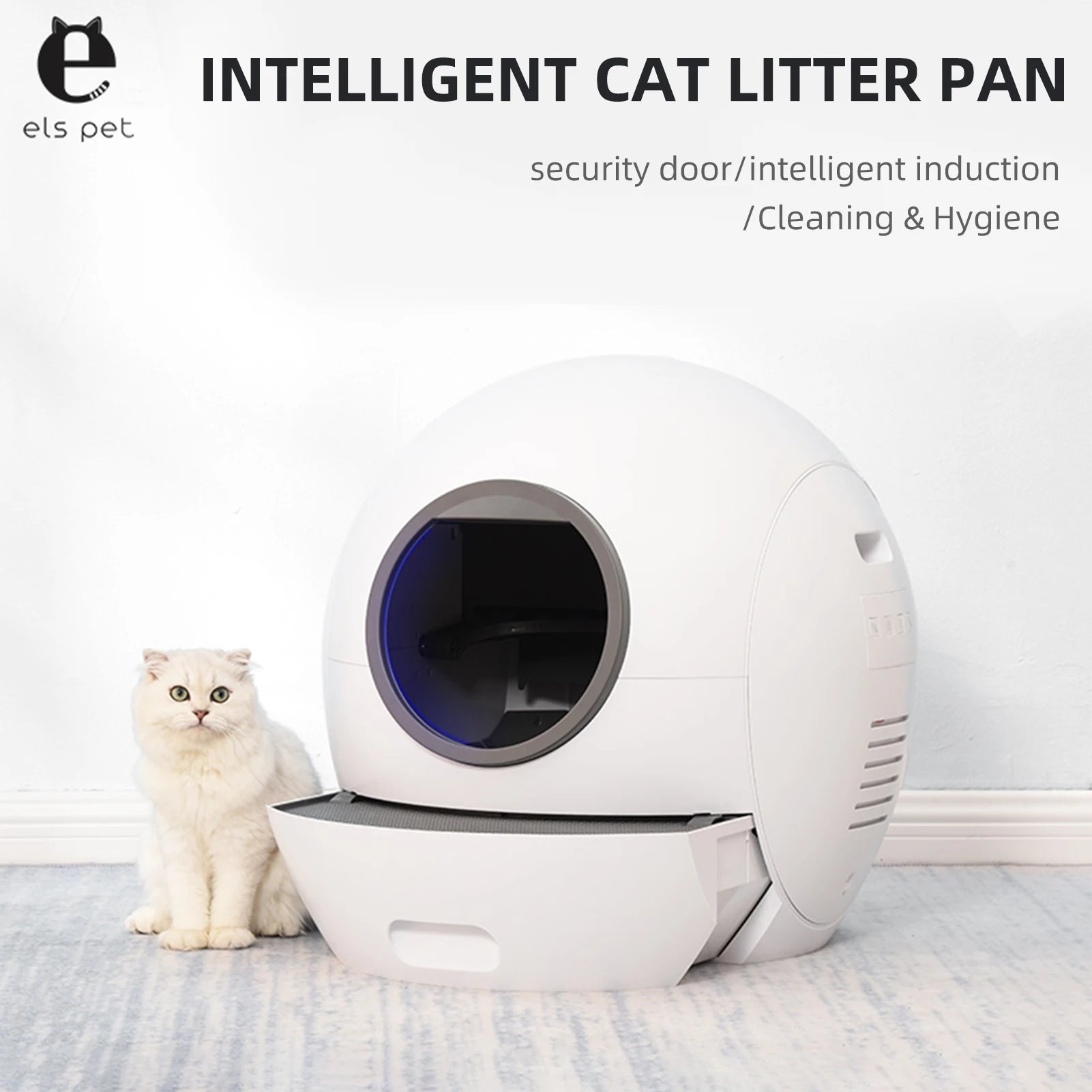 Cat tolilet Wifi Automatic Smart Litter Box Large Cat Toilet Drawer Type Fully Closed Anti Splash Self Cleaning Litter Box