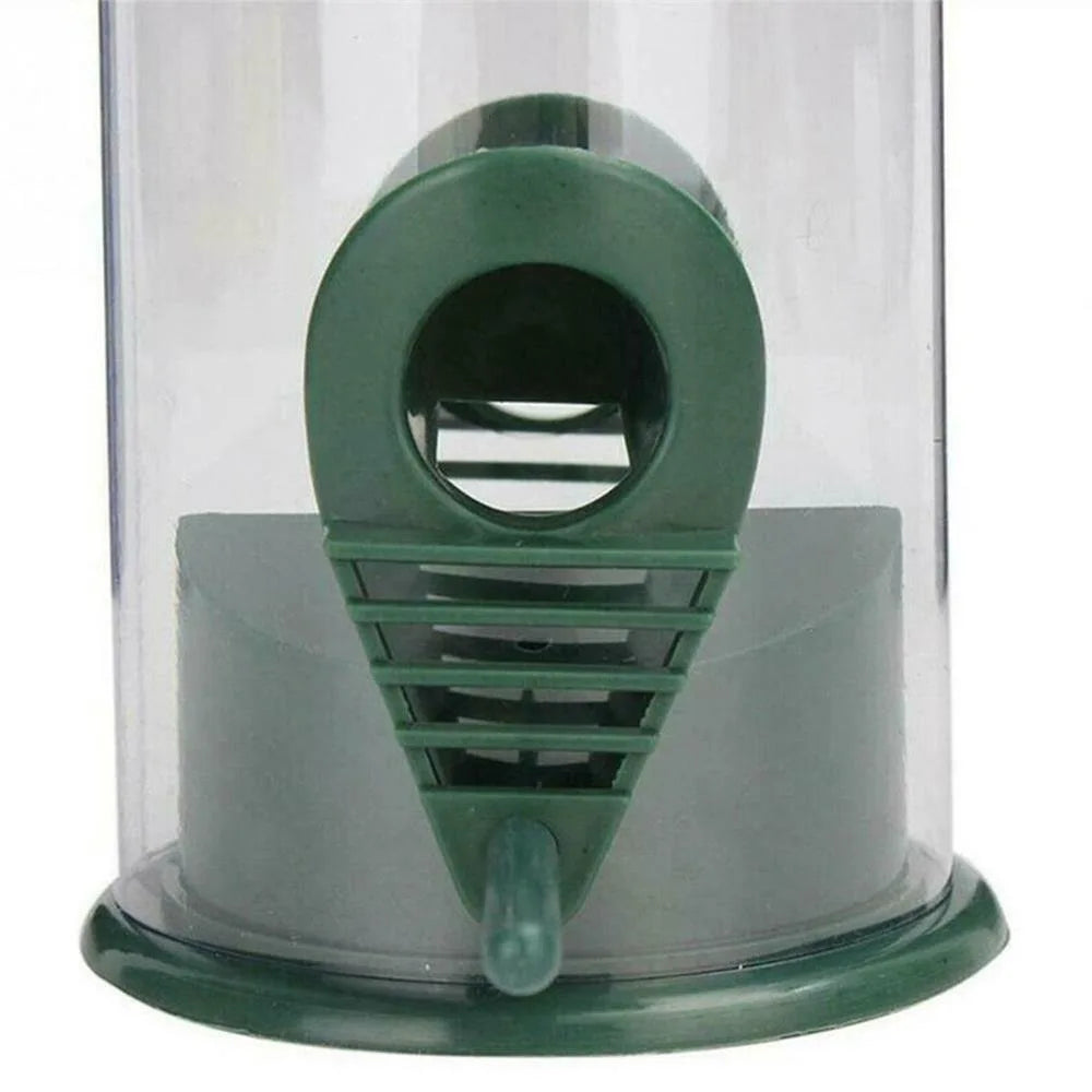 Multiple Holes Bird Feeder Automatic Foot Feeding Tool Pet Bird Feeder Outdoor Hanging Pet Food Dispenser for Flying Animals