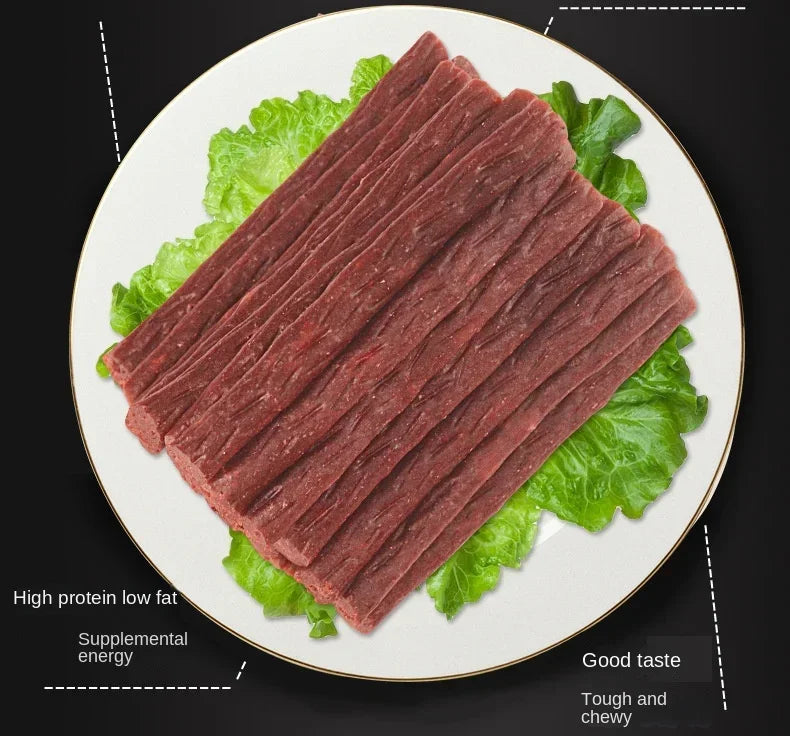 500g Dog Snacks Soft Beef Strips Dog Training Reward SnacksAppetizing Digestive Nutritious Delicious Chewy Pet Snacks Dog Food