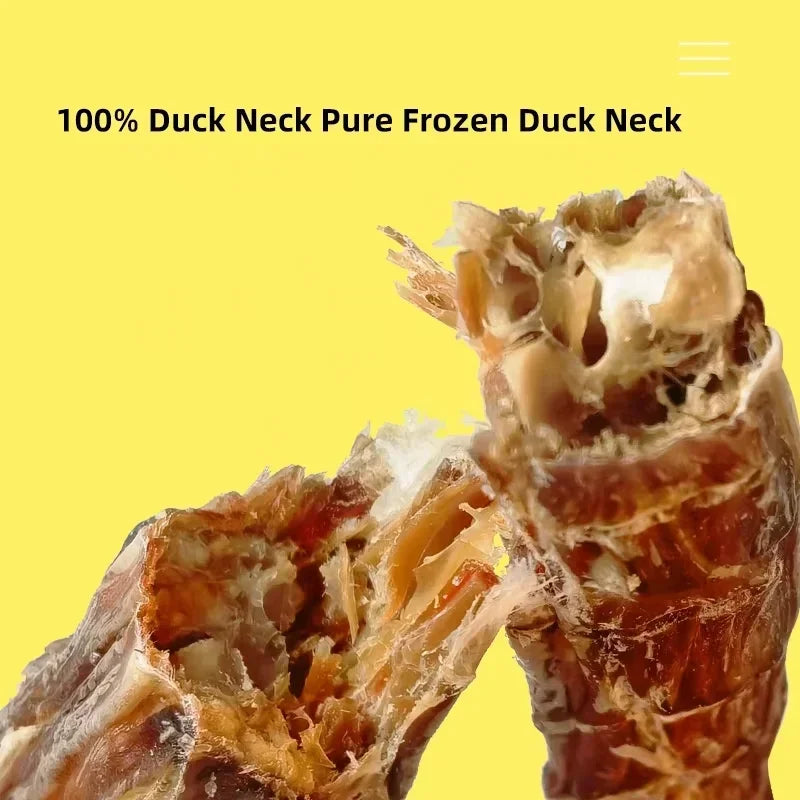 Air Dried Duck Neck Dog Snacks Puppy Molar Stick Tooth Cleaning Bone Molar Bite-resistant Dog Chew Training Food Pet Snacks