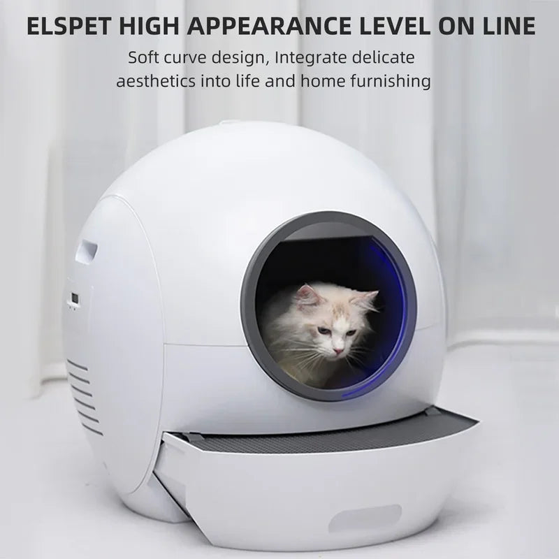 Cat tolilet Wifi Automatic Smart Litter Box Large Cat Toilet Drawer Type Fully Closed Anti Splash Self Cleaning Litter Box