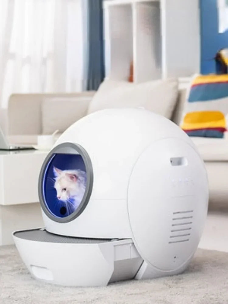 Cat tolilet Wifi Automatic Smart Litter Box Large Cat Toilet Drawer Type Fully Closed Anti Splash Self Cleaning Litter Box