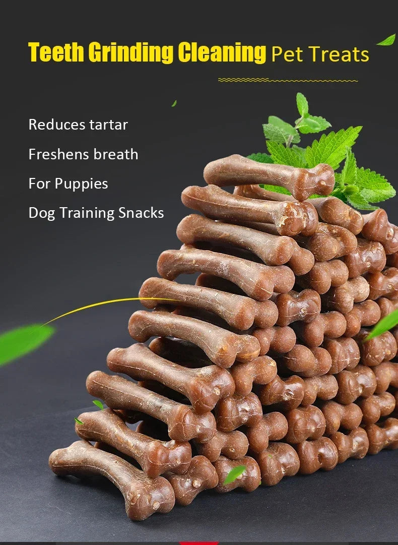 New Dog Snacks Teething Sticks 28g Teeth Cleansing Bone Fresh Ingredients Flavorful Nutritious Healthy Pet Puppy Snacks Foods