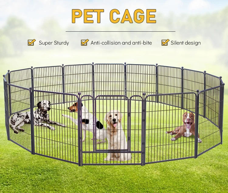 Hot Product Foldable Pet Fence Big Fine Workmanship Dog Fence with Window