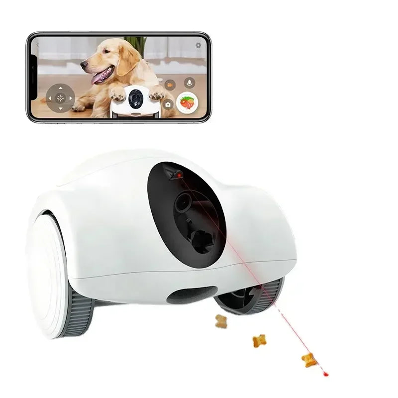 Dog Food Dispenser Smart Pet Feeder With 1080P HD Pet Camera For Dog Cat Full House Mobile Audio Wifi Smart Interactive Pet Toys