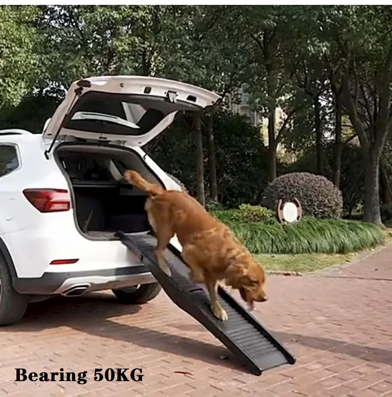 Non-Slip Plastic Ladder for Pet, Large Dog Ramp, Car Stairs, Cat Climbing, Safety Ramps, High Beds, SUV, Truck, New