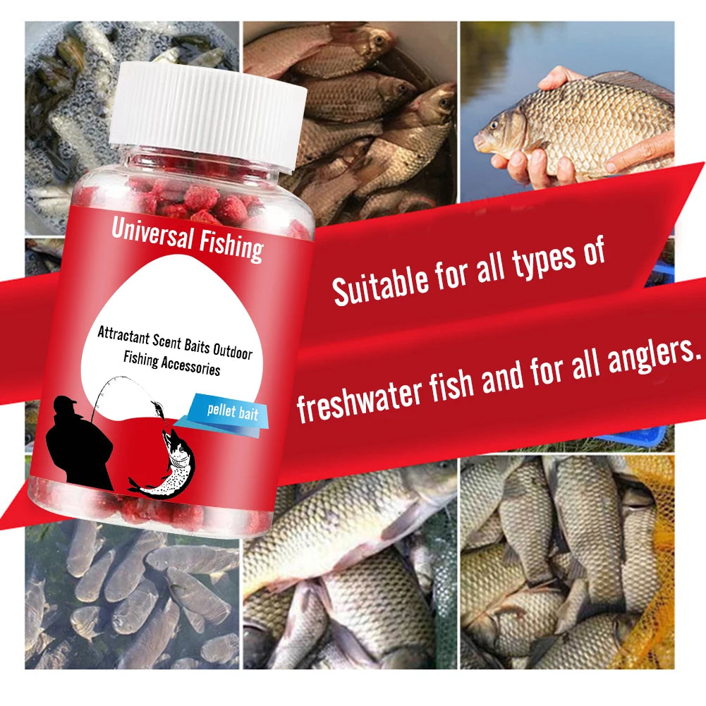 Fish Attractant Fishing Groundbait Universal Concentrated Fish Bait Fishing Food Bait Aquatic Feed for Bass Carp Fishing