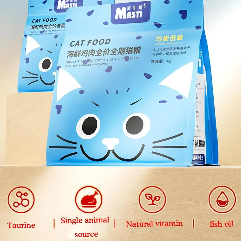 Cat Food Masti Whole Cat Phase 500g/1.5kg Adult Kitten Kitten Supplement General Cat Staple Food