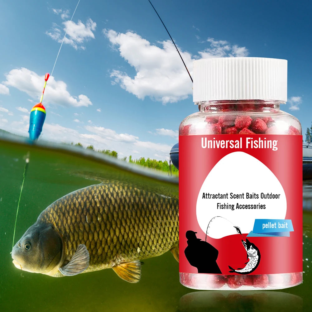 Fish Attractant Fishing Groundbait Universal Concentrated Fish Bait Fishing Food Bait Aquatic Feed for Bass Carp Fishing