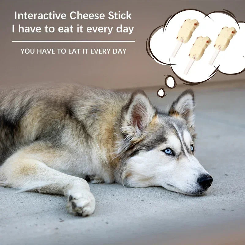 Pet Snacks Food Interactive Cheese Sticks Individually Wrapped Balanced Nutrition Care Intestines Dog Cat Training Reward Snacks