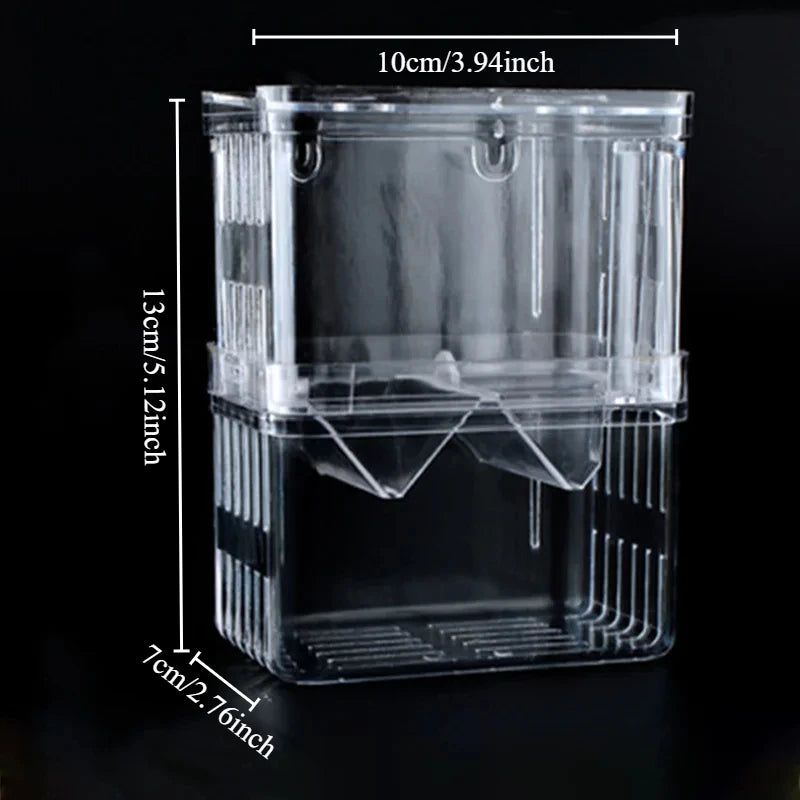 Aquarium Fish Breeder Box Durable Betta fish tanks Fishs Breeding Isolation Box Hatching Incubator Box For BabyFish Shrimp