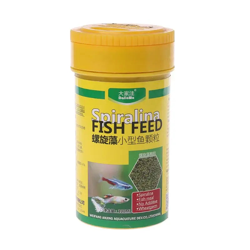 Spirulina Food Tropical Fish Nutrition Food For Aquarium Fish Tank Color Enhanced Feeding Feeder Supplies