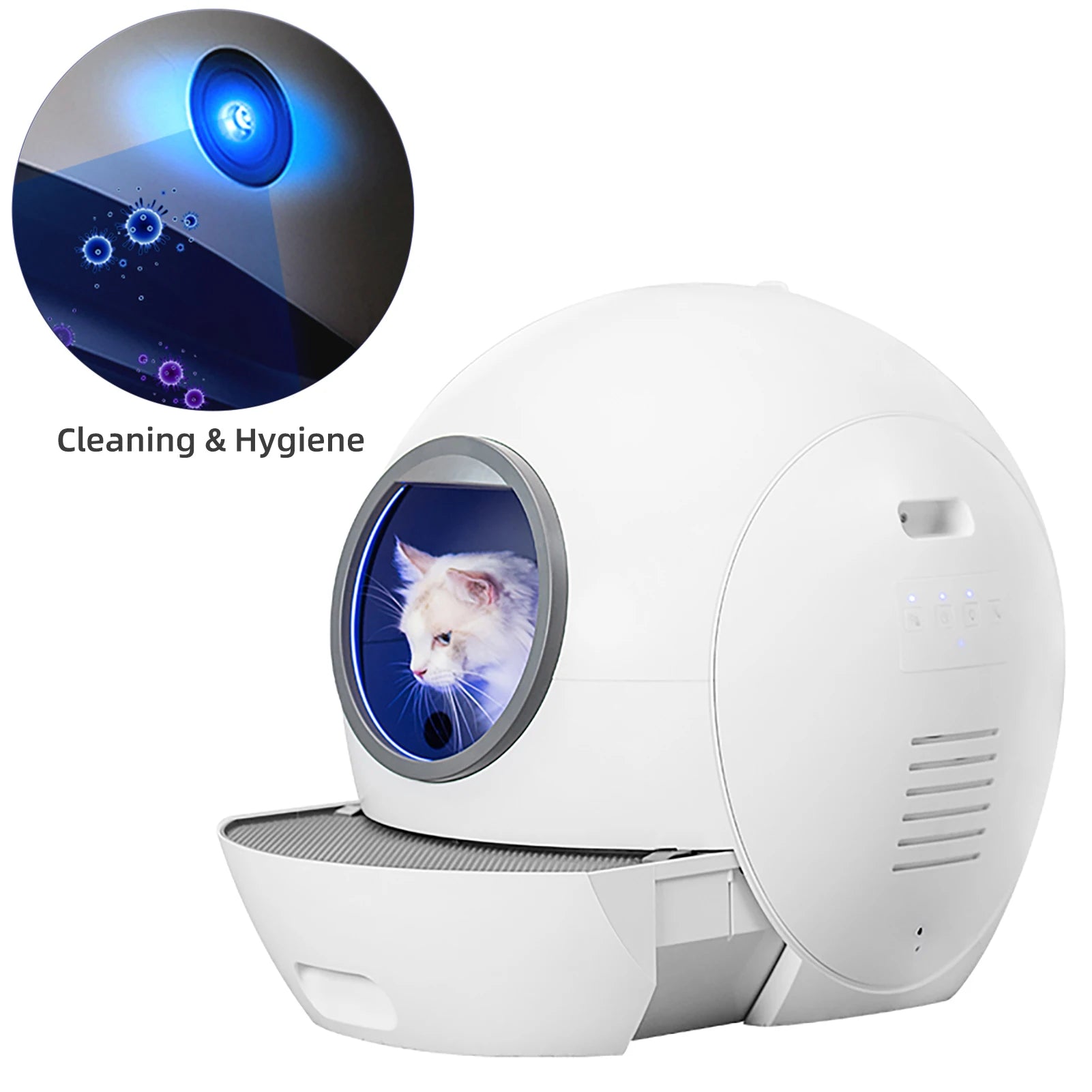 Cat tolilet Wifi Automatic Smart Litter Box Large Cat Toilet Drawer Type Fully Closed Anti Splash Self Cleaning Litter Box