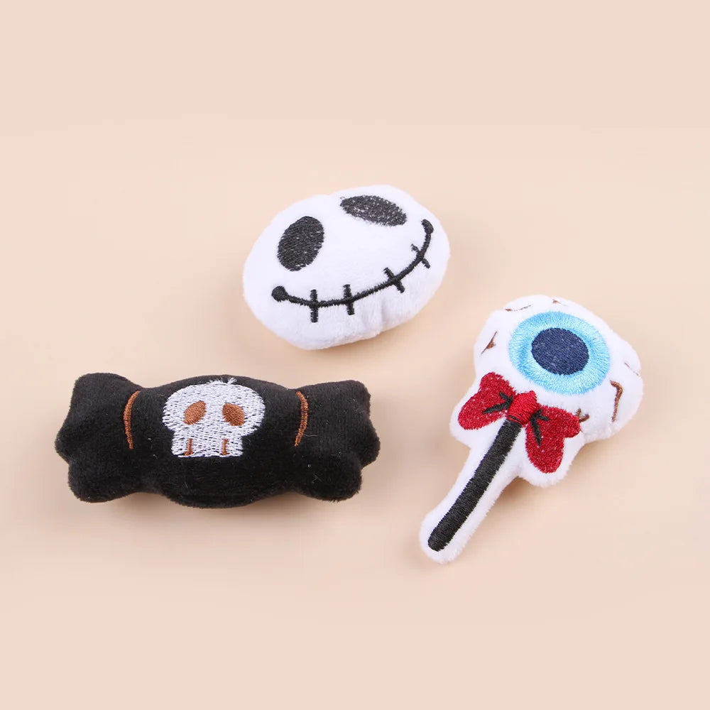 Halloween Cat Fun Pet Toys Small Accessories Halloween Plush Candy Small Pet Supplies