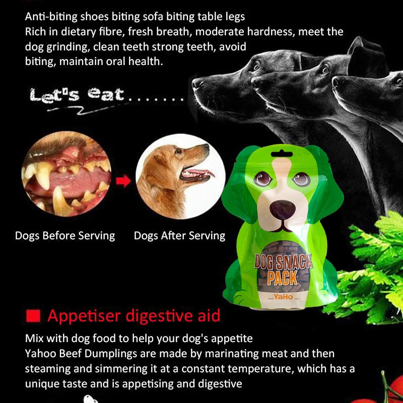 Pet Snacks Beef Particles Appetising Digesting Nutritious Delicious Chewy Training Rewards for Cat Dog Puppy Pet Food Snacks