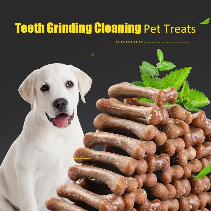 New Dog Snacks Teething Sticks 28g Teeth Cleansing Bone Fresh Ingredients Flavorful Nutritious Healthy Pet Puppy Snacks Foods