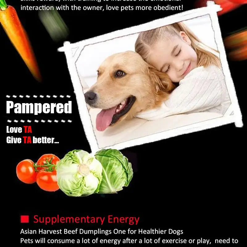 Pet Snacks Beef Particles Appetising Digesting Nutritious Delicious Chewy Training Rewards for Cat Dog Puppy Pet Food Snacks